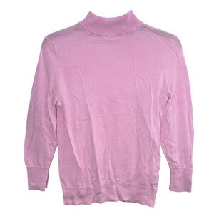 Moth By Anthropologie Soft Pink Long Sleeve Turtleneck Knit Top Size Small